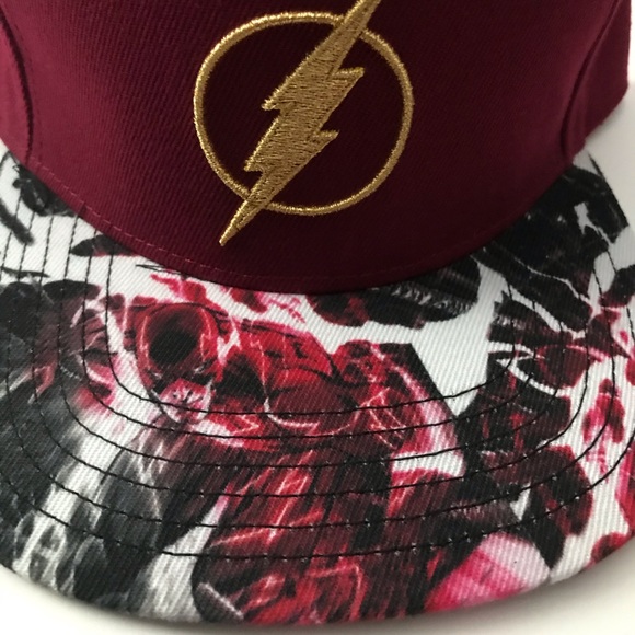 🤡⚡️ DC’s The Flash artwork on Brim 🧢 SnapBack hat cap OSFA - Picture 2 of 4